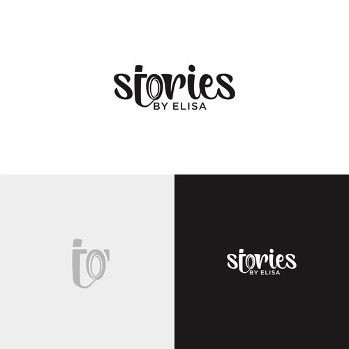 Stories photography logo design