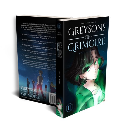 Cover Illustration for Greysons of Grimoire II. Solitude by TPaul Homdrom.