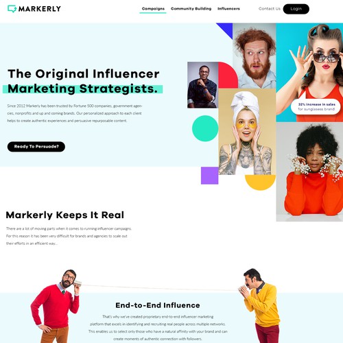 Influencer marketing platform