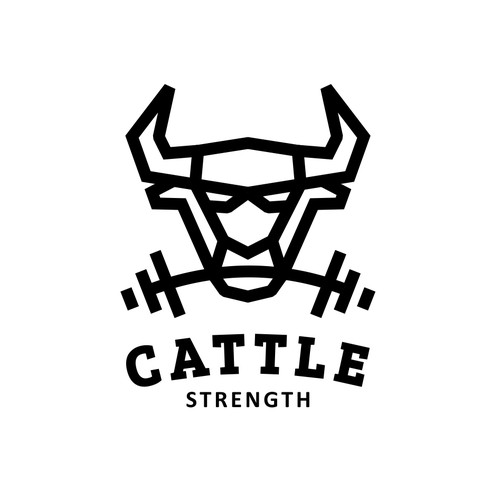 Logo Design for Cattle Strength Gym