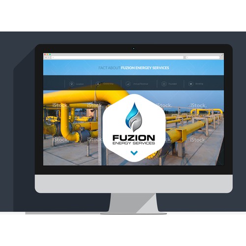 Create a captivating website for Fuzion Energy Company