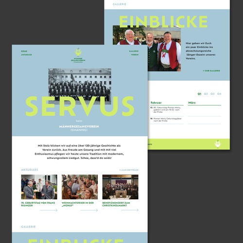 Website für Verein
