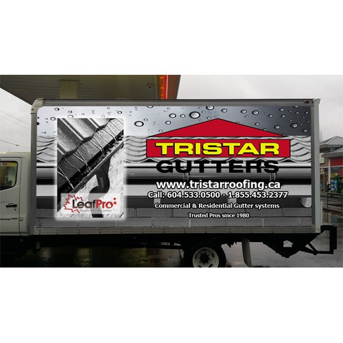 Tristar Gutter truck vehicle wrap (I AM HAVING A PRO INSTALL WRAP)