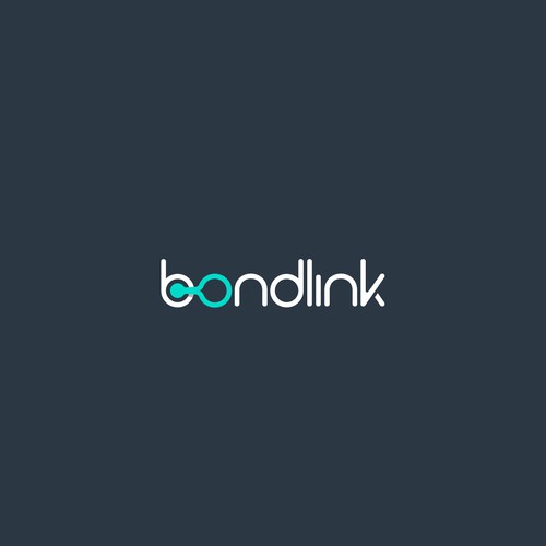 Unique wordmark logo for BONDLINK