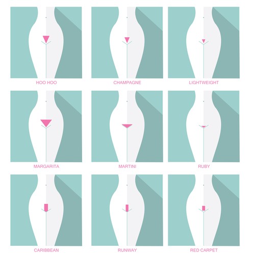 All bikini wax styles