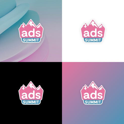 Ads summit logo concept.
