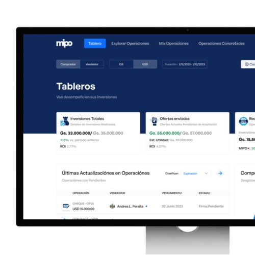 Mipo Finance SaaS Web Application