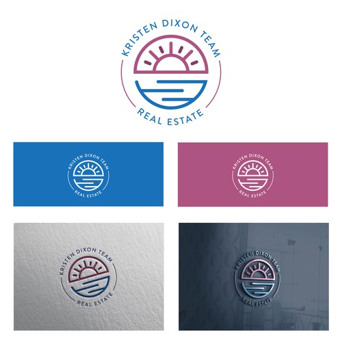 Classy yet bohemian logo for a stellar real estate team