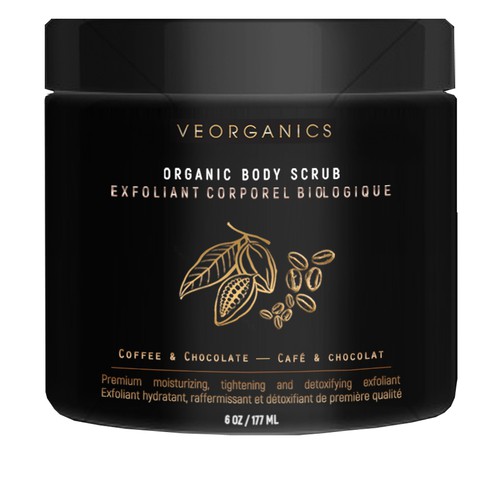 Elegant and simple design for body scrub 