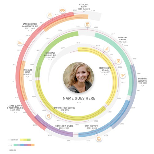 Infographic CV Concept for Elevatology