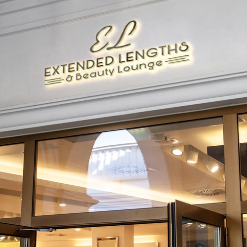 Logo design for Extended Lengths Beauty lounge