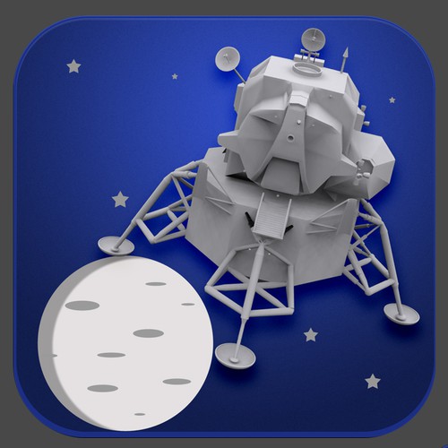 App icon for Lunar Module 3D