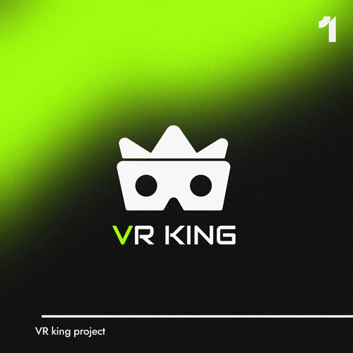VR king - logo design