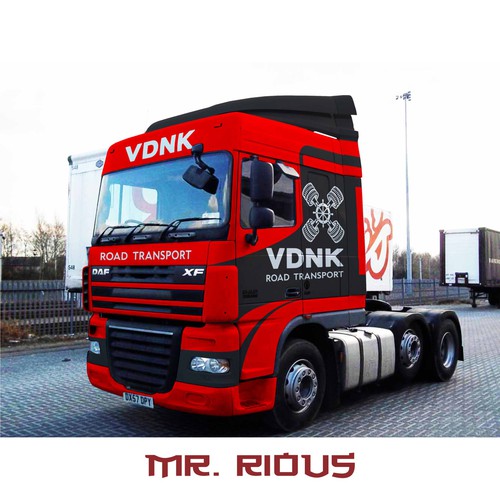 vehicle wrap DAF trucks