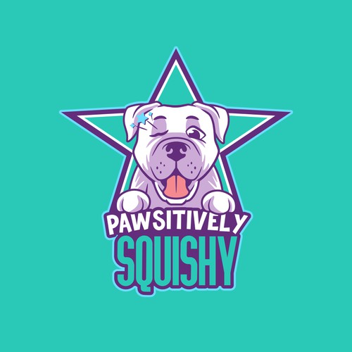 Logo for Pawsitively Squishy