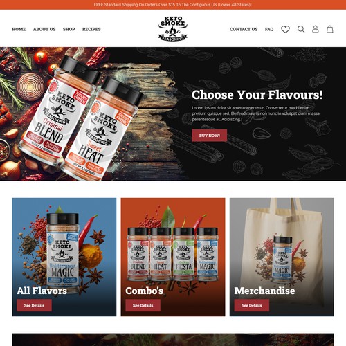 eCommerce Seasoning Product