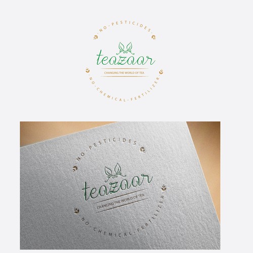 logo concept for tea