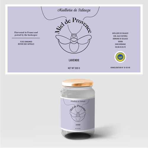 Honey Product Label