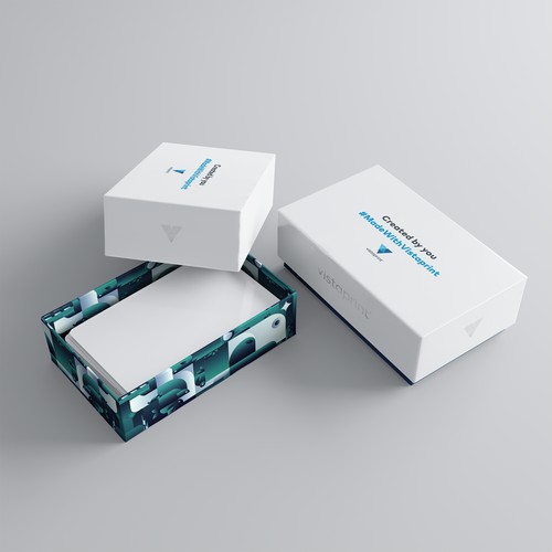Vistaprint’s Premium biz card box design