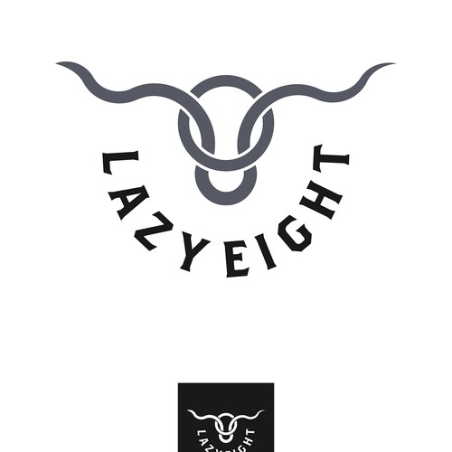 Minimalistic logo design for Lazy Eight