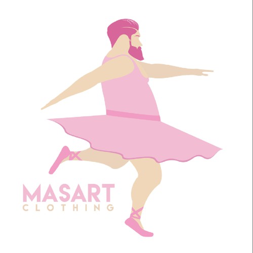Fatman logo for Masart Clothing