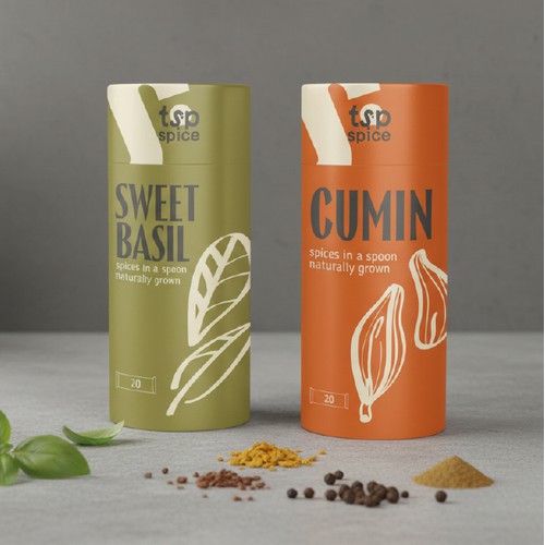 Branding and packaging for tsp spice