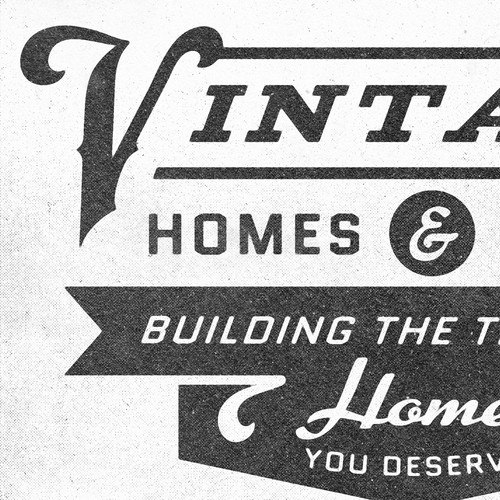 Vintage-inspired logo for home & design co.