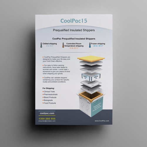 CoolPac15 Temperature Controlled Packaging Brochure