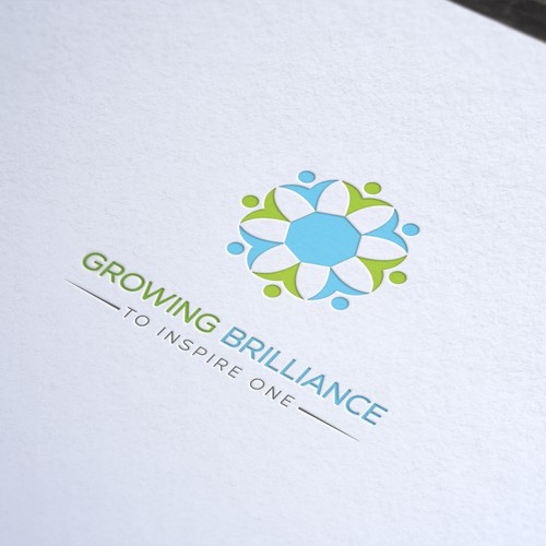 Create an eye catching 'growing' image for Growing Brilliance