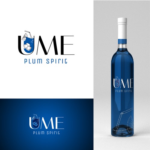 Logo Design . UME plum spirit