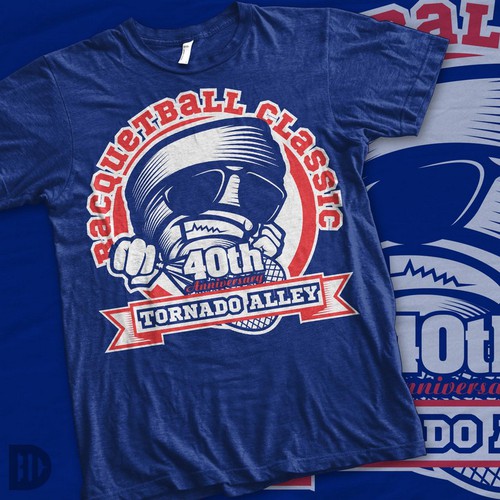 Outstanding tshirt design for longest-running tournament in the USA