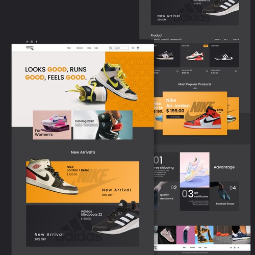 Sneakershead Web Design