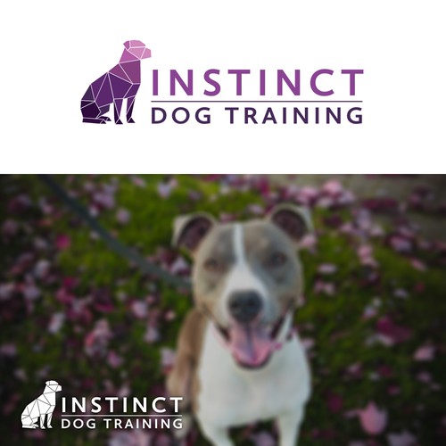 Geometric Dog Training Logo