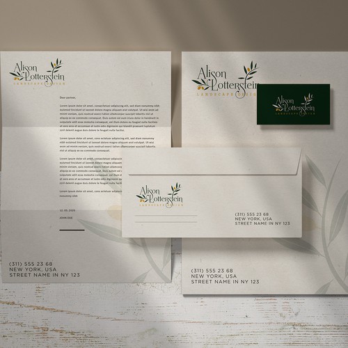 Alison Lotterstein - Stationery Design 