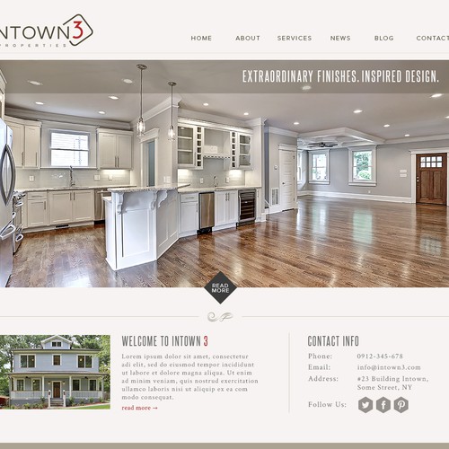 Website needed for home building company.
