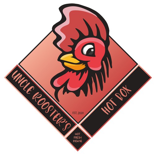 Show us your inner Rooster! Uncle Rooster’s Hot Box Logo