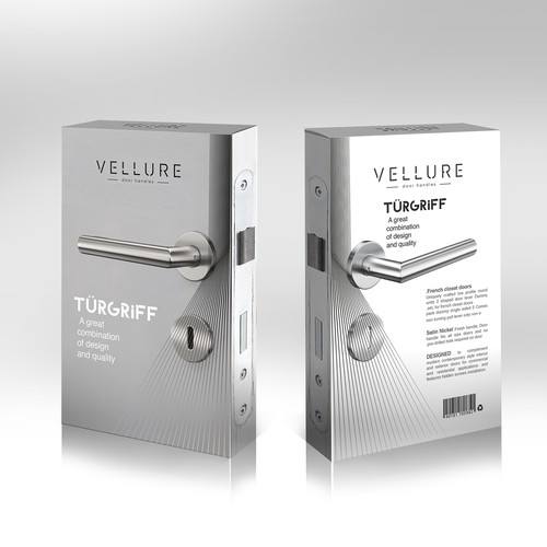 In contest Create a Door Handle Packaging for Premium Brand called "VELLURE"