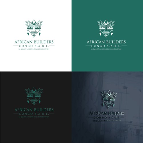 Strong logo concept for AFRICAN BUILDERS CONGO S.A.R.L.