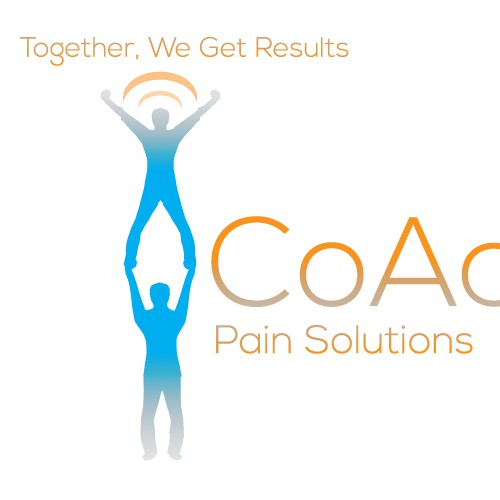 Create a logo showing bright health and a way out of pain!