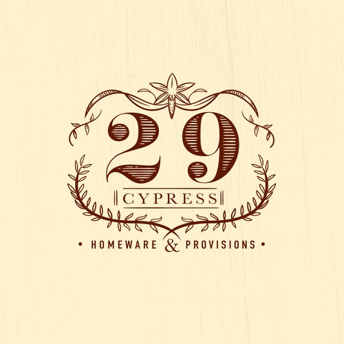 Vintage logo for a farm store