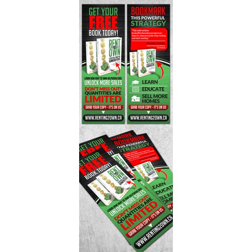 Catchy Bookmark to Win Over Real Estate Agents
