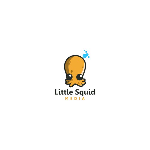 fun logo for little squid media
