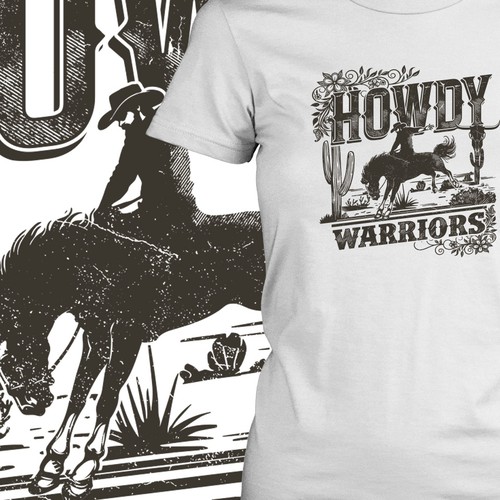 Western style design shirt