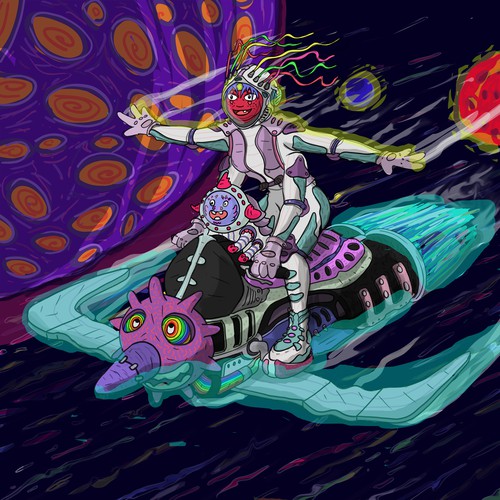 space-themed painting competition