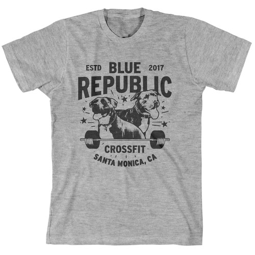Vintage Shirt Concept for Blue Republic CrossFit