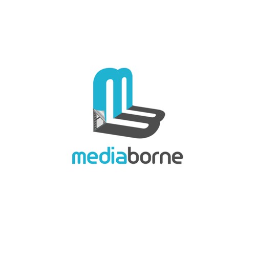 MediaBorne - Logo for a digital media business specilising in videography and social media