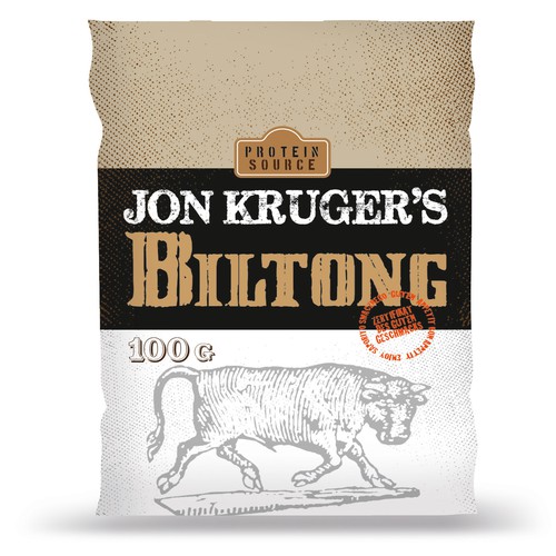 JON KRUGER´S Biltong - PRODUCT LABEL WANTED