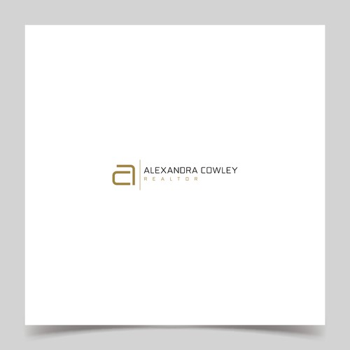 Design a luxurious modern logo for Alexandra Cowley - realtor