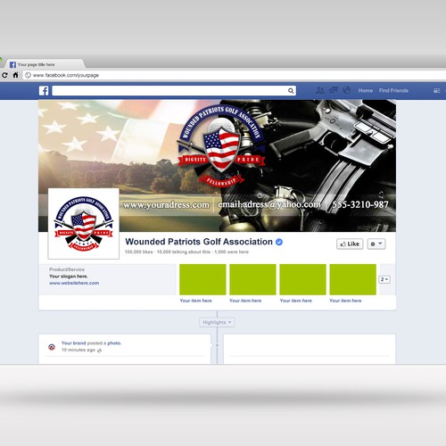 Patriotic facebook cover