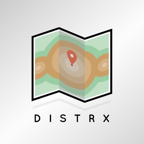 App logo design concept for DISTRX